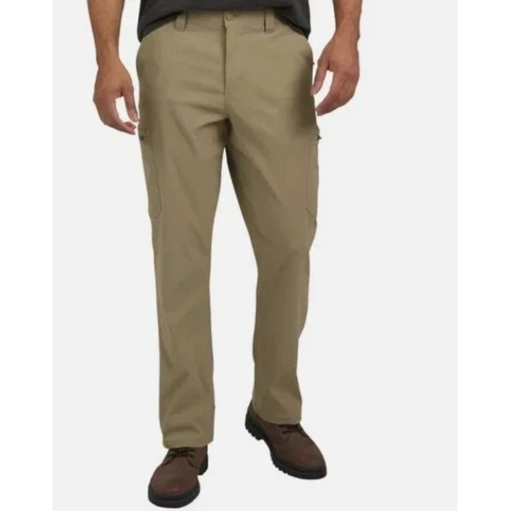Wrangler Men's Regular Fit Tech Pants, Tan, Size: 38X30, New
